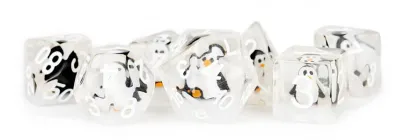 FanRoll - Dice Set: Penguin (7-delig)