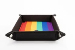 FanRoll - Folding Dice Tray: Pride Rainbow Flag