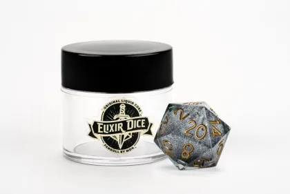FanRoll - Liquid Core Elixer Dice: Vanishing Oil Die D20 (1-delig)