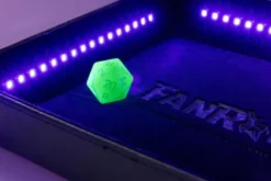 FanRoll - Shadowlight Folding Blacklight Dice Tray: Black
