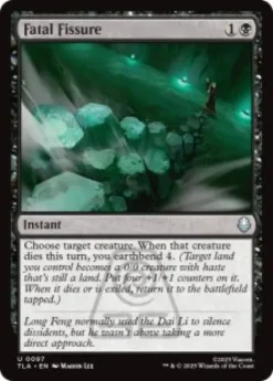 Fatal Fissure (foil) - Avatar: The Last Airbender