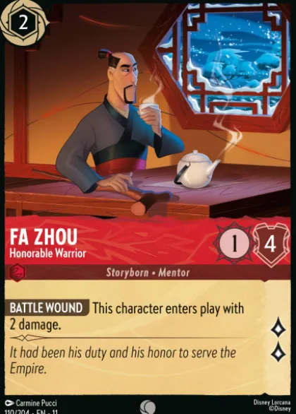 Fa Zhou, Honorable Warrior (foil) - Winterspell