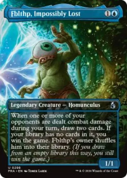 Fblthp, Impossibly Lost (foil) (borderless) - Reality Fracture Varianten