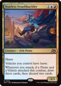 Fearless Swashbuckler (foil) - Aetherdrift
