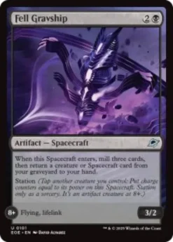 Fell Gravship (foil) - Edge of Eternities