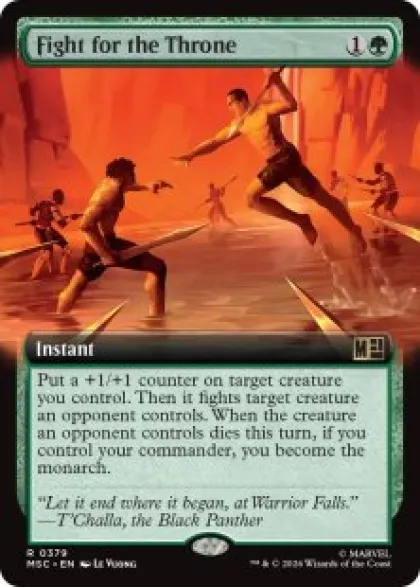 Fight for the Throne (extended art) - Marvel Super Heroes Commander Varianten