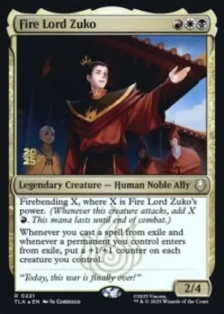 Fire Lord Zuko (foil) - Avatar: The Last Airbender Prerelease Promo's