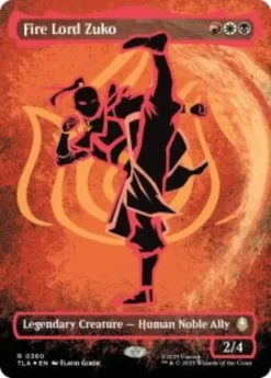 Fire Lord Zuko (#360) (Neon Ink) (foil) (borderless) - Avatar: The Last Airbender Varianten