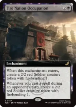 Fire Nation Occupation (foil) (extended art) - Avatar: The Last Airbender Eternal Varianten