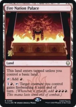 Fire Nation Palace (foil) - Avatar: The Last Airbender Prerelease Promo's