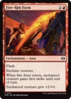 Fire-Rim Form (foil) - Tarkir: Dragonstorm