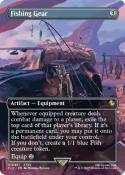 Fishing Gear (foil) (borderless) - Final Fantasy Commander Varianten