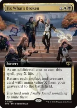 Fix What's Broken (foil) (extended art) - Secrets of Strixhaven Varianten