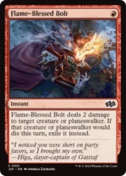 Flame-Blessed Bolt - Jumpstart 2025