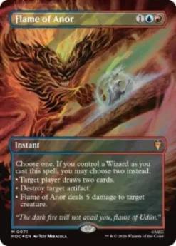 Flame of Anor (#71) (surge foil) (borderless) - The Hobbit Eternal
