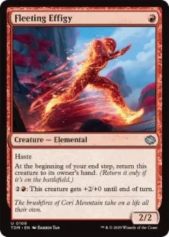 Fleeting Effigy (foil) - Tarkir: Dragonstorm