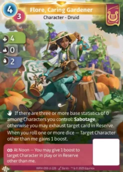 Flore, Caring Gardener (U-228) - Altered Unique whispers
