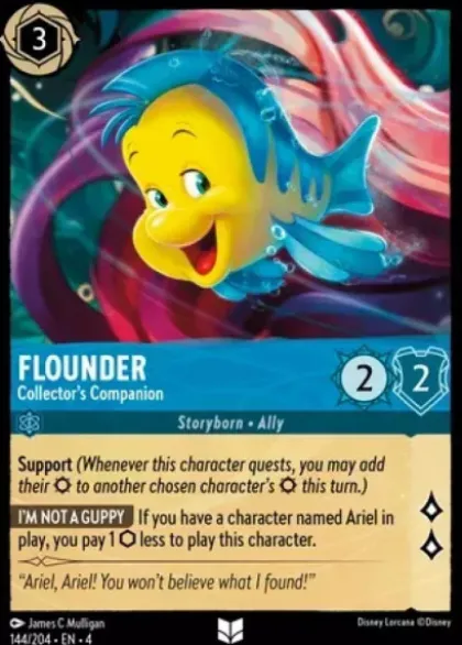 Flounder, Collector's Companion (foil) - Ursula's Return