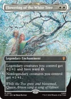 Flowering of the White Tree (#14) (foil) (borderless) - The Hobbit Eternal