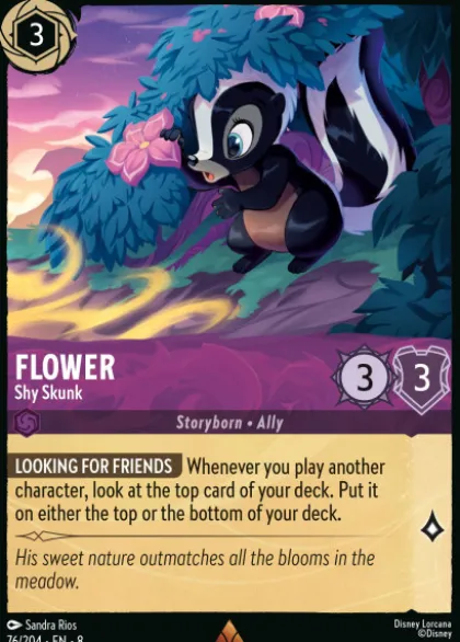 Flower, Shy Skunk (foil) - Reign of Jafar
