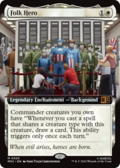 Folk Hero (extended art) - Marvel Super Heroes Commander Varianten