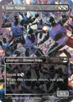 Foot Ninjas (foil) (borderless) - Teenage Mutant Ninja Turtles Varianten