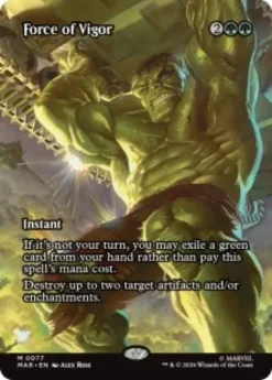Force of Vigor (#77) (foil) (borderless) - Marvel