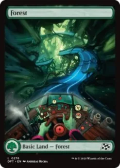 Forest (#276) (foil) (full art) - Aetherdrift