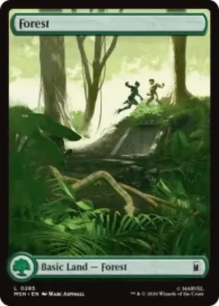 Forest (#285) (foil) (full art) - Marvel Super Heroes