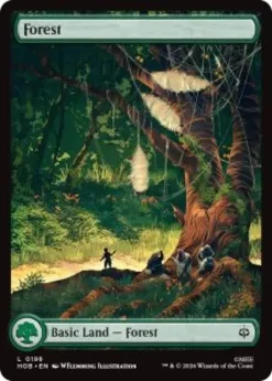 Forest (#198) (foil) (full art) - The Hobbit