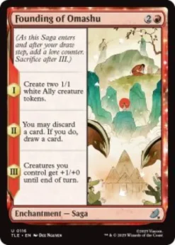 Founding of Omashu (foil) - Avatar: The Last Airbender Eternal