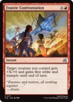 Frantic Confrontation (foil) - Avatar: The Last Airbender Eternal