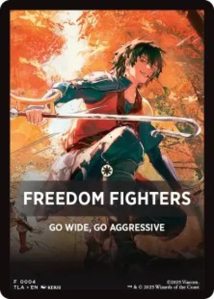 Freedom Fighters front card - Avatar: The Last Airbender