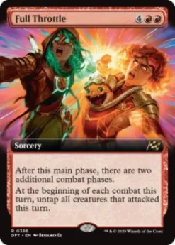 Full Throttle (#386) (foil) (extended art) - Aetherdrift Varianten
