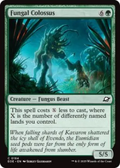 Fungal Colossus (foil) - Edge of Eternities