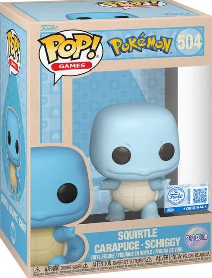 Funko POP! Pokémon - Vinyl Figure: Squirtle (Soft Color)