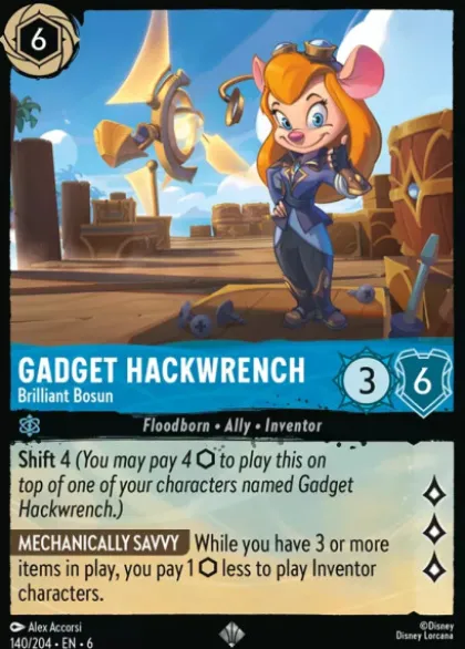 Gadget Hackwrench, Brilliant Bosun - Azurite Sea
