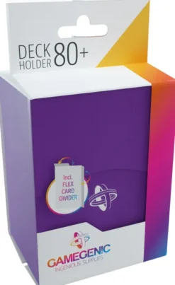 Gamegenic Deckbox Deck Holder 80+ Purple