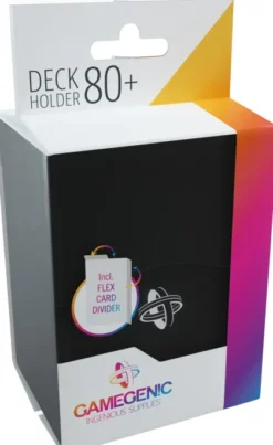 Gamegenic Deckbox Deck Holder 80+ Black