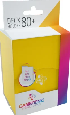 Gamegenic Deckbox Deck Holder 80+ Yellow