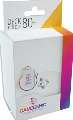 Gamegenic Deckbox Deck Holder 80+ White
