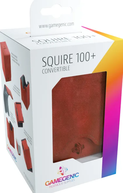 Gamegenic Deckbox Squire 100+ Convertible Red