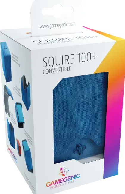 Gamegenic Deckbox Squire 100+ Convertible Blue