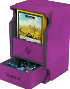 Gamegenic Deckbox Watchtower 100+ Convertible Purple