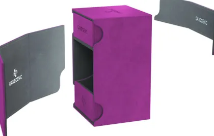 Gamegenic Deckbox Watchtower 100+ Convertible Purple