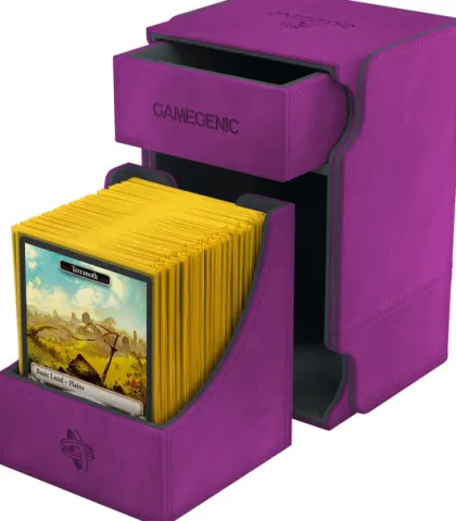 Gamegenic Deckbox Watchtower 100+ Convertible Purple