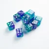 Gamegenic - Galaxy Series D6 Dice Set: Neptune (12 stuks)