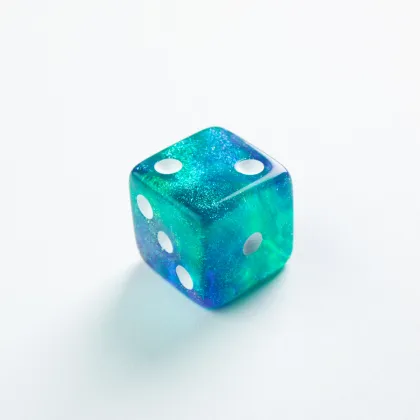 Gamegenic - Galaxy Series D6 Dice Set: Neptune (12 stuks)
