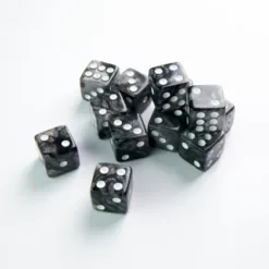 Gamegenic - Galaxy Series D6 Dice Set: Moon (12 stuks)
