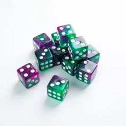 Gamegenic - Galaxy Series D6 Dice Set: Aurora (12 stuks)